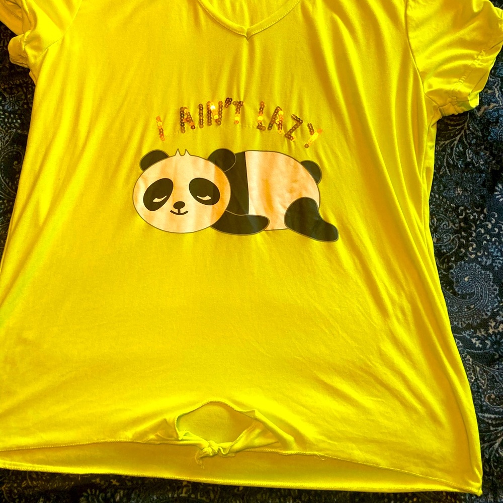 Neon yell shirt